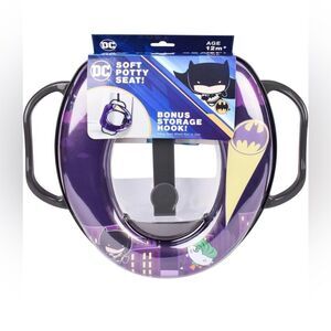 NWT Batman Potty Training Toilet Seat DC Comics Seat with Storage Hook